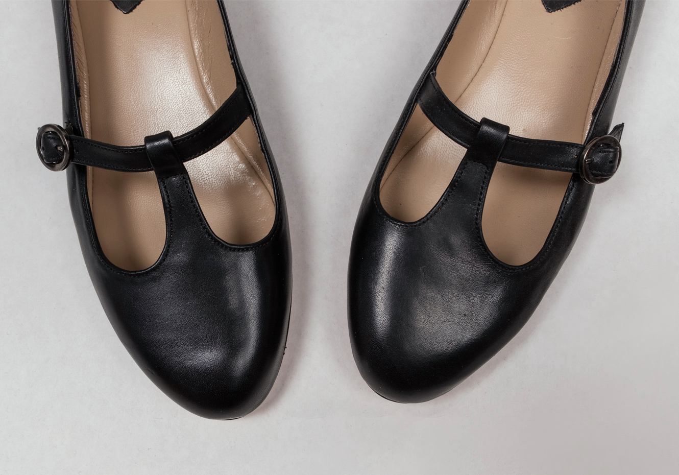 Audre flat Mary Jane shoes (black) - Dorian Boutique
