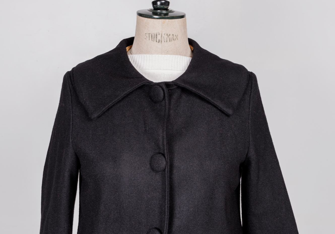Mad Men 50’s/60’s style cropped jacket (black) - Dorian Boutique