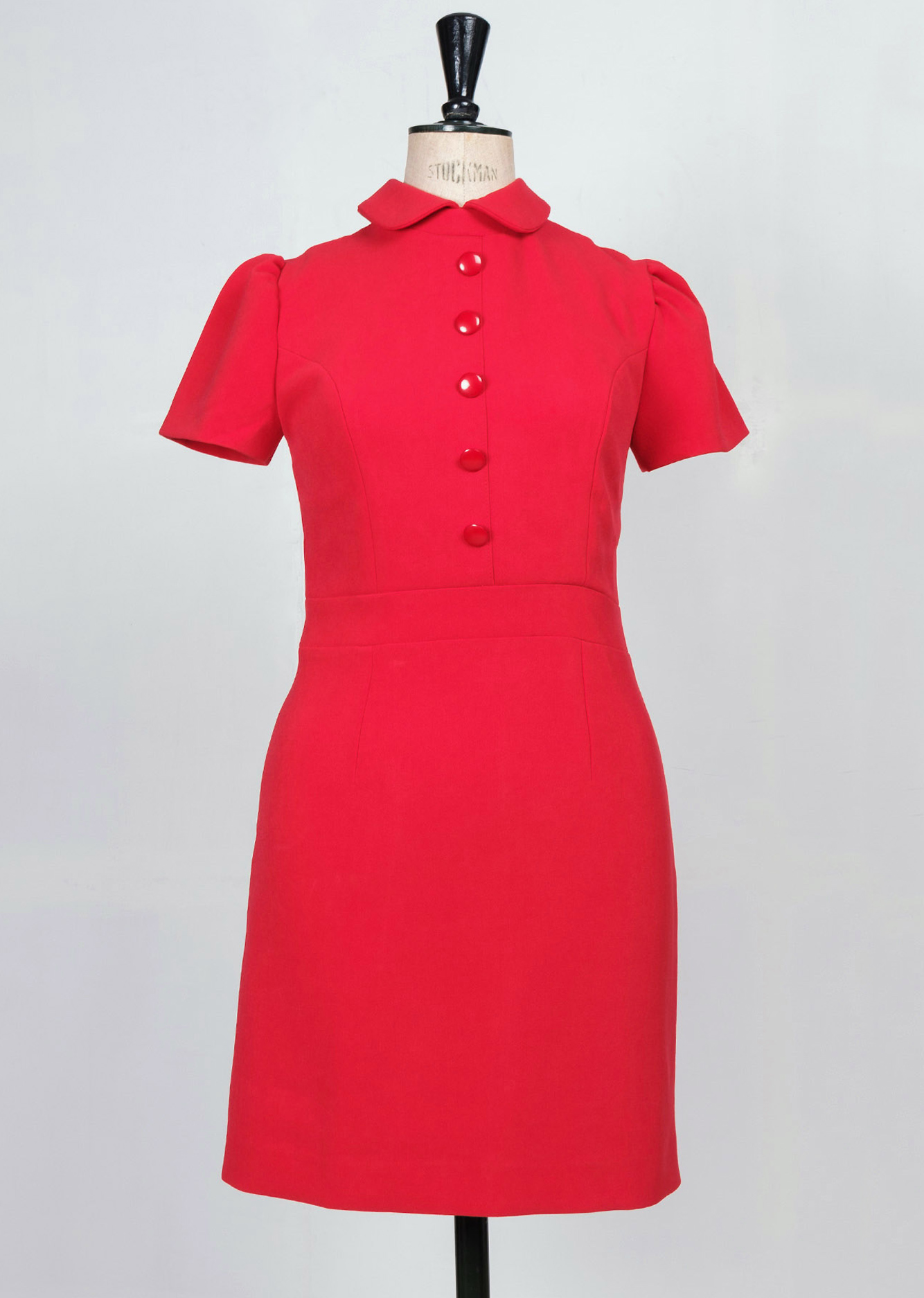 FITTED DRESS (Red) - Dorian Boutique