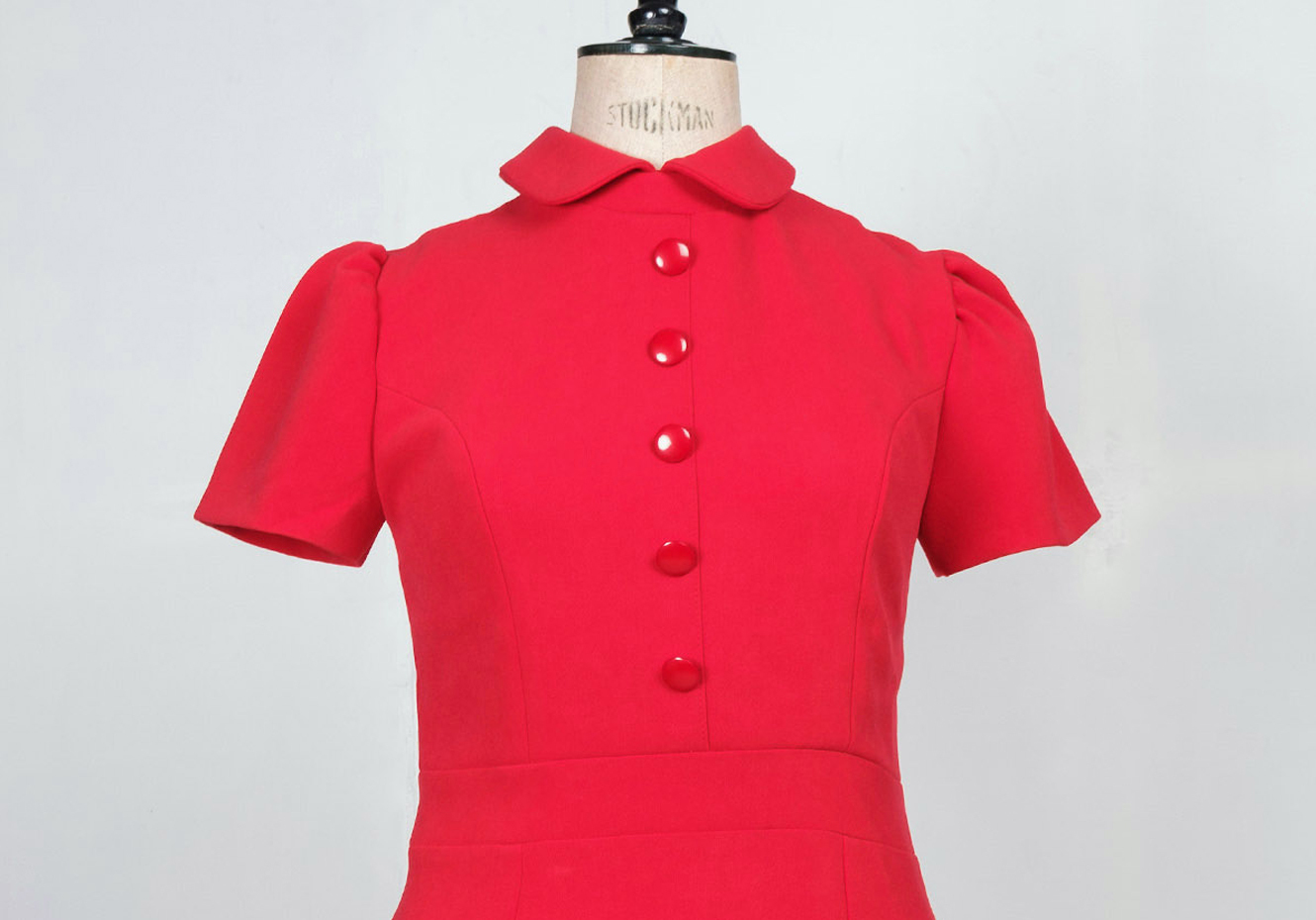 FITTED DRESS (Red) - Dorian Boutique